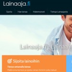 Kuvakaappaus Lainaaja.fi vertaislainapalvelusta