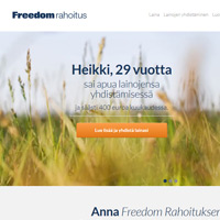 Kilpailuta kulutusluottosi Freedom Rahoituksella