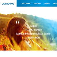 Kuvakaappaus Lainaamo.fi kulutusluottopalvelusta